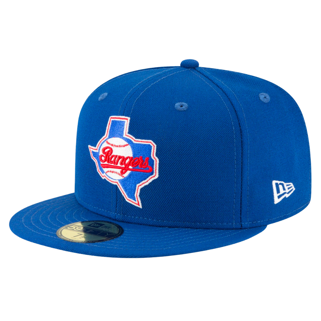 Texas Rangers Cooperstown Collection Wool New Era Royal 59FIFTY Fitted Hat
