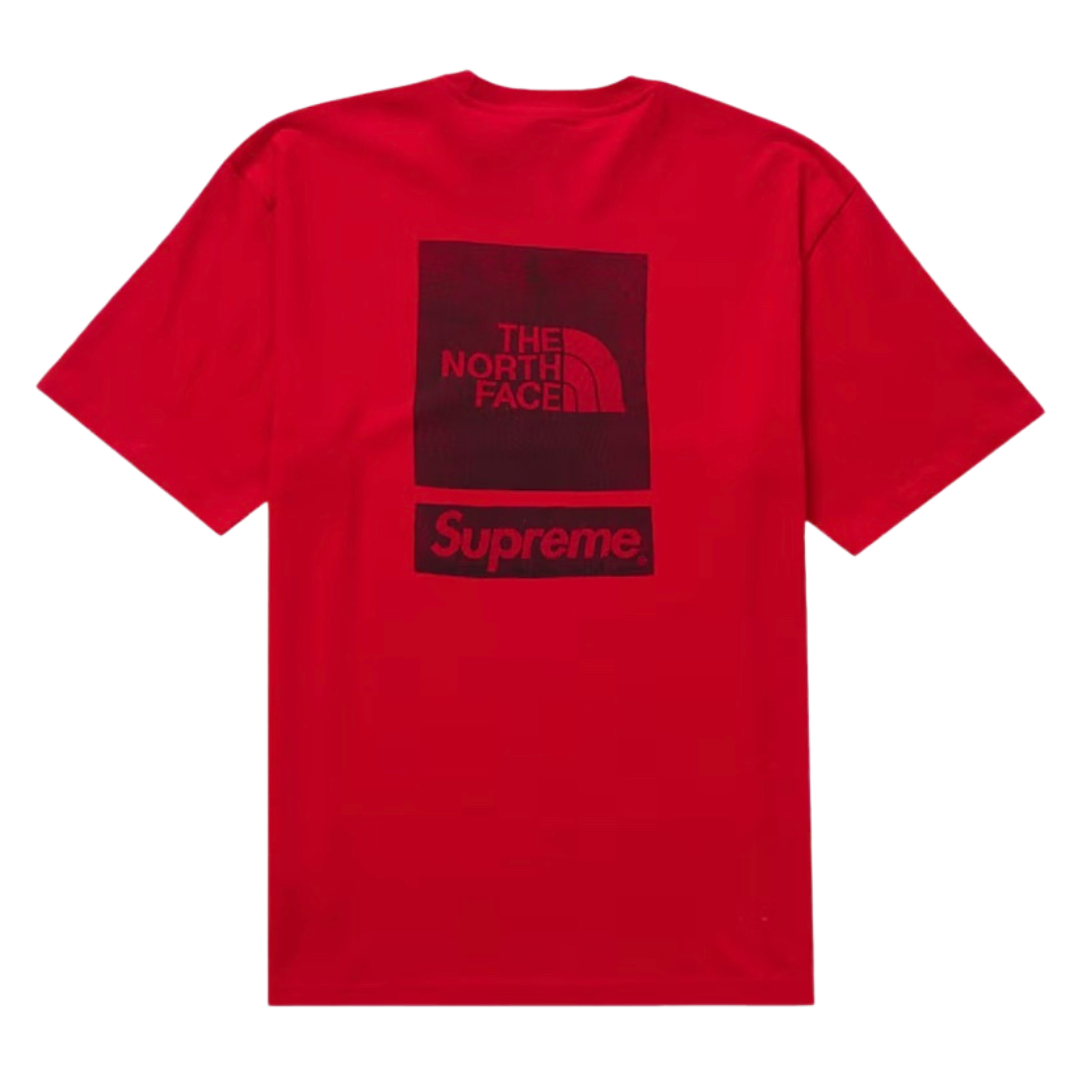 Supreme The North Face Short Sleeve Tee - Red