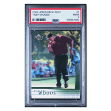 Tiger Woods PSA 9 2001 Upper Deck Golf Card #1