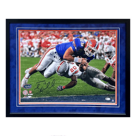 Tim Tebow Florida Gators Autographed Framed 16x20 - Beckett COA