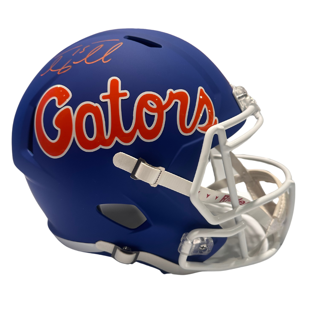 Tim Tebow Florida Gators Autographed Full Size Alternate Speed Replica Helmet - Beckett COA