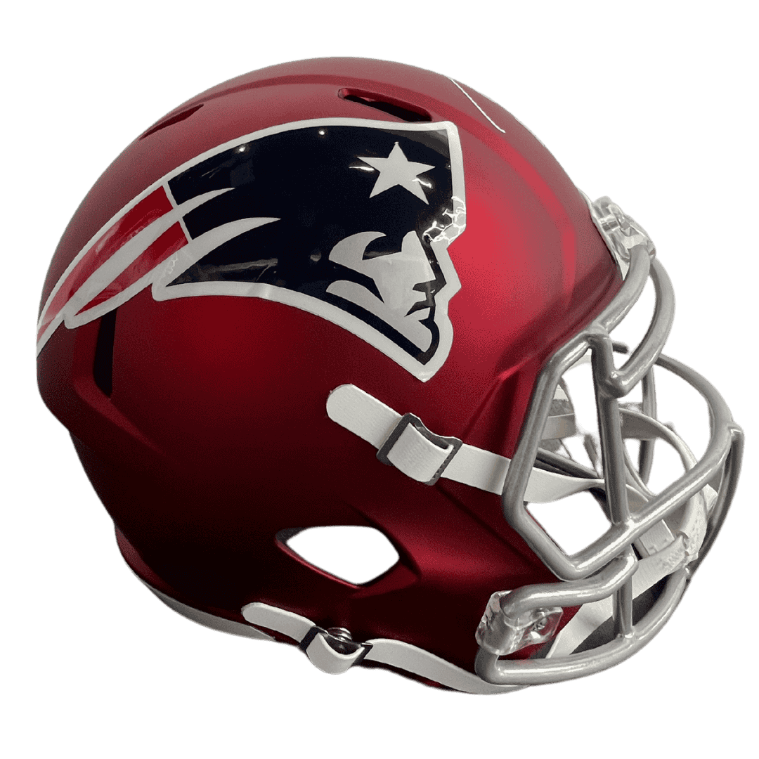 Tom Brady New England Patriots Autographed Full Size Blaze Speed Replica Helmet - TriStar COA