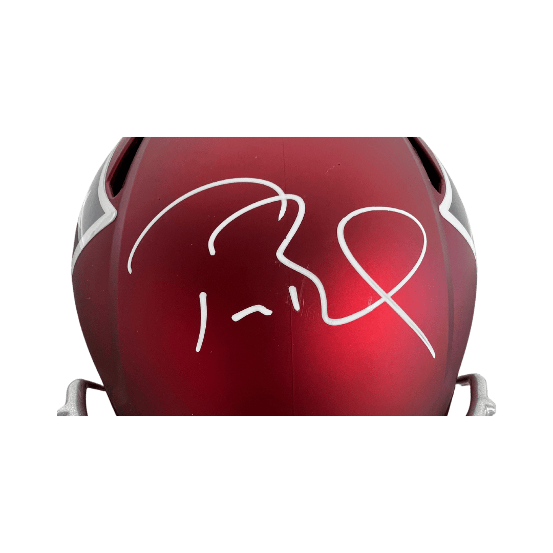 Tom Brady New England Patriots Autographed Full Size Blaze Speed Replica Helmet - TriStar COA