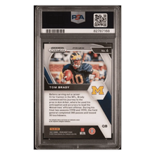 Tom Brady PSA 9 2021 Panini Prizm Draft Picks Gold Ice Card #6