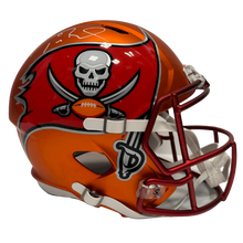 Tom Brady Tampa Bay Buccaneers Autographed Full Size Blaze Speed Helmet - Fanatics COA