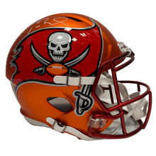 Tom Brady Tampa Bay Buccaneers Autographed Full Size Blaze Speed Helmet - Fanatics COA