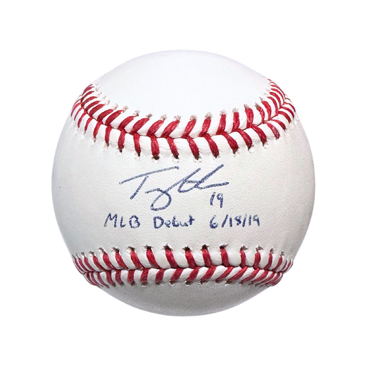 Tommy Edman St Louis Cardinals Autographed Baseball w/ "MLB Debut" Inscription - JSA COA