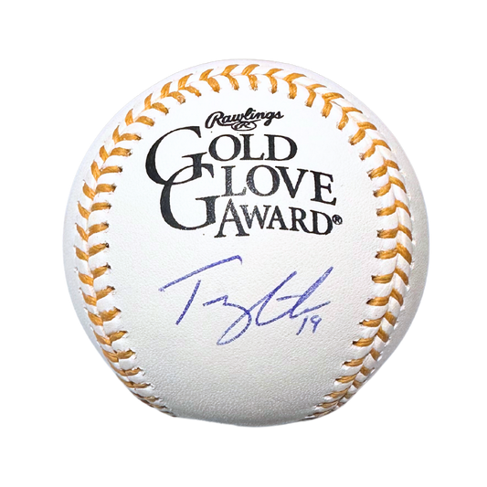 Tommy Edman St Louis Cardinals Autographed Gold Glove Baseball - JSA COA