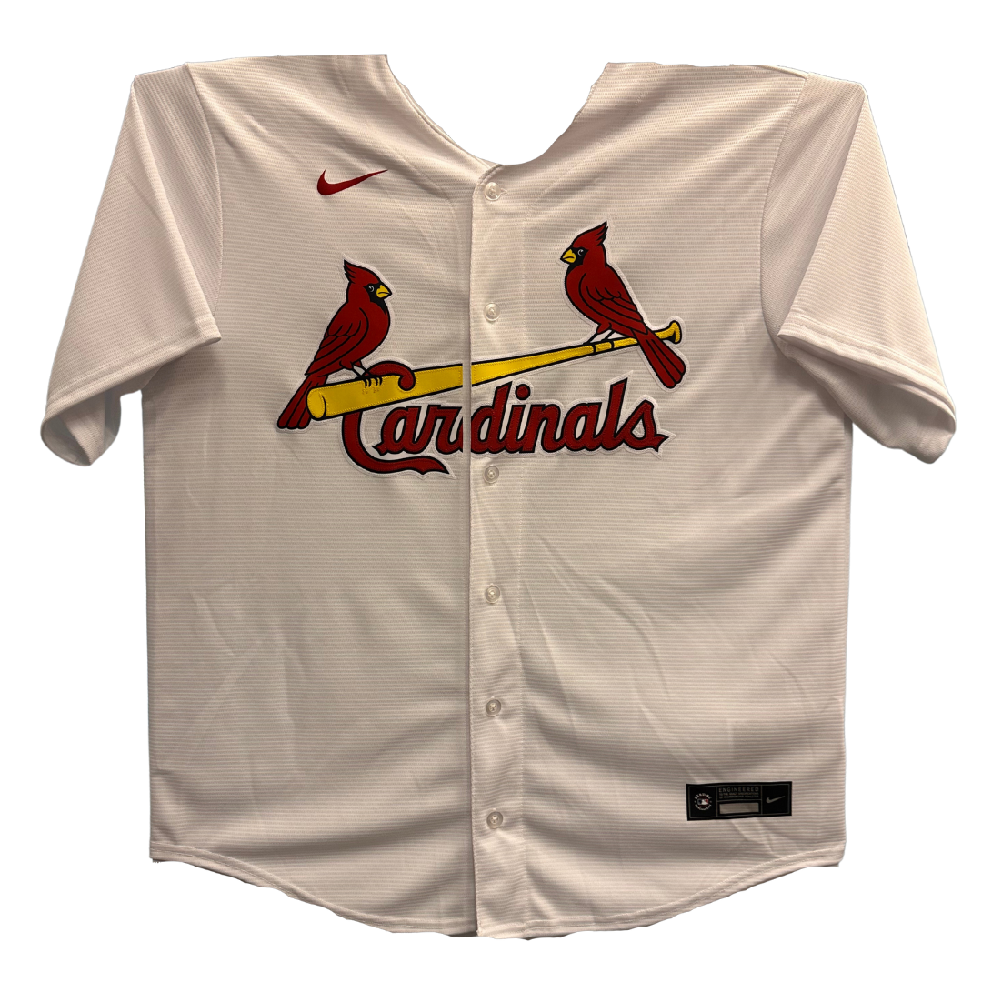 Framed Willson Contreras St. Louis Cardinals Autographed White Nike Replica  Jersey