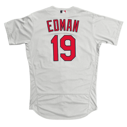 Tommy Edman St Louis Cardinals Game Issued Nike Away Jersey w/ Brock Patch