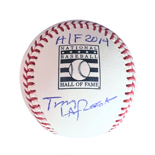 Tony La Russa St Louis Cardinals Autographed Hall of Fame Baseball with HOF 2014 Inscription - JSA COA