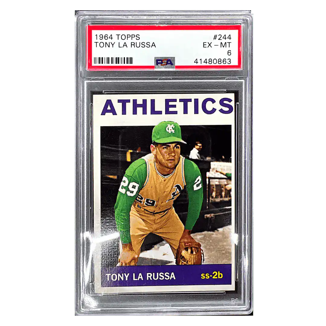 Tony LaRussa PSA 6 1964 Topps Card #244
