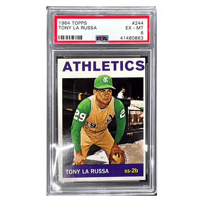 Tony LaRussa PSA 6 1964 Topps Card #244