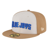 Toronto Blue Jays Retro New Era Khaki Exclusive 59FIFTY Fitted Hat