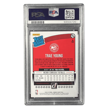 Trae Young PSA 10 2018 Panini Donruss Rated Rookie Card #198