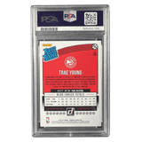 Trae Young PSA 10 2018 Panini Donruss Rated Rookie Card #198