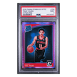 Trae Young PSA 9 2018 Panini Donruss Optic Hyper Pink Rated Rookie Card #198