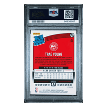 Trae Young PSA 9 2018 Panini Donruss Optic Hyper Pink Rated Rookie Card #198