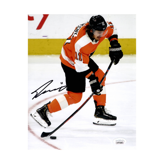 Travis Konecny Philadelphia Flyers Autographed Slapshot 8x10 Photo - JSA COA