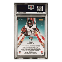 Travis Etienne Jr PSA 9 2022 Panini Contenders Optic Up and Coming Black Scope #d/ 25 Card #UC9