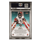 Travis Etienne Jr PSA 9 2022 Panini Contenders Optic Up and Coming Black Scope #d/ 25 Card #UC9