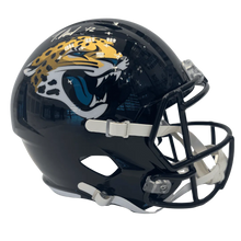 Travis Hunter Jacksonville Jaguars Autographed Full Size Speed Replica Helmet - Beckett COA