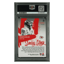 Travis Kelce PSA 9 2024 Panini Donruss Optic Sunday Kings Card #20
