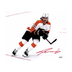
Travis Konecny Philadelphia Flyers Autographed Skating Photo - JSA COA — Front