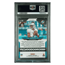 Tua Tagovailoa PSA 9 2020 Panini Prizm White Sparkle Rookie RC SSP Card #339