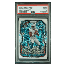 Tua Tagovailoa PSA 9 2020 Panini Prizm White Sparkle Rookie RC SSP Card #339