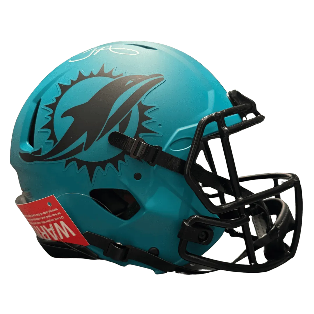 Tyreek Hill Miami Dolphins Autographed Full Size Authentic Rave Helmet - Beckett COA