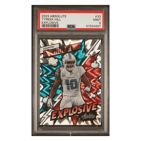Tyreek Hill PSA 9 2023 Panini Absolute Explosive Card #33