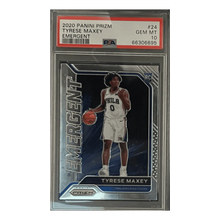 Tyrese Maxey PSA 10 2020 Panini Prizm Emergent Rookie RC Card #24