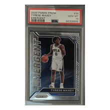 Tyrese Maxey PSA 10 2020 Panini Prizm Emergent Rookie RC Card #24