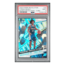 Tyrese Maxey PSA 9 2020 Panini Revolution Rookie Revolution Cubic Card #20