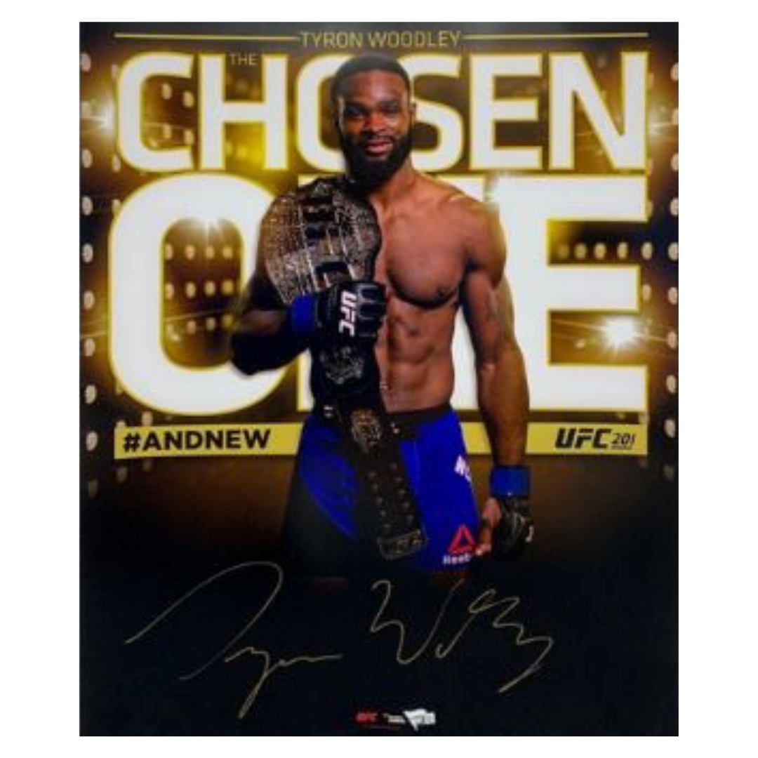 Tyron Woodley UFC Chosen One Autographed In Focus 20x24 Photo - Fanatics COA