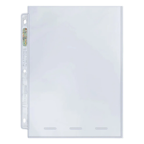 Ultra Pro Platinum Series 1 Pocket Hologram Page - 100 Count