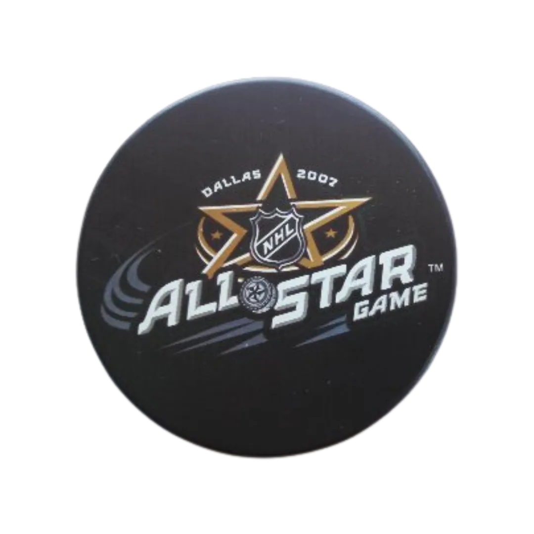 Unsigned 2007 NHL All-Star Game Logo Hockey Puck