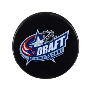 2007 NHL Draft Unsigned Logo Hockey Puck