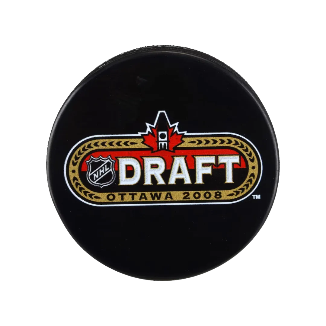Unsigned 2008 NHL Draft Logo Hockey Puck