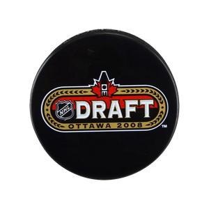 2008 NHL Draft Unsigned Logo Hockey Puck