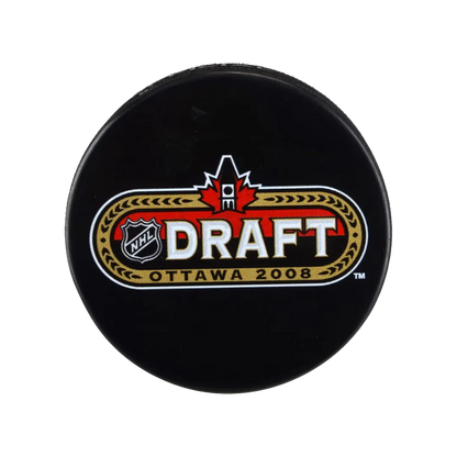 Unsigned 2008 NHL Draft Logo Hockey Puck