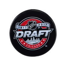 Unsigned 2017 NHL Draft Logo Hockey Puck