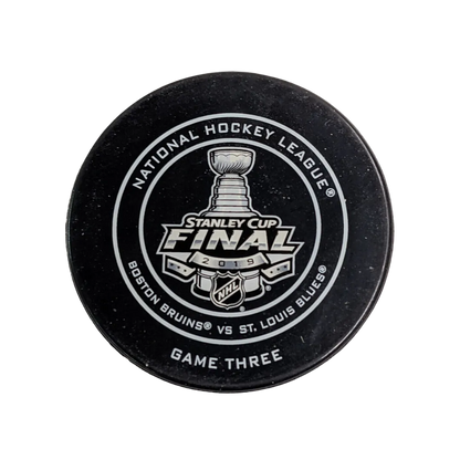 Unsigned 2019 Stanley Cup Final Game Three Official Game Puck