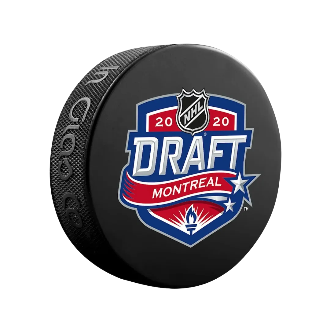 Unsigned 2020 NHL Draft Logo Hockey Puck