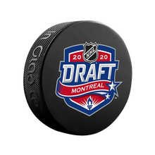 Unsigned 2020 NHL Draft Logo Hockey Puck