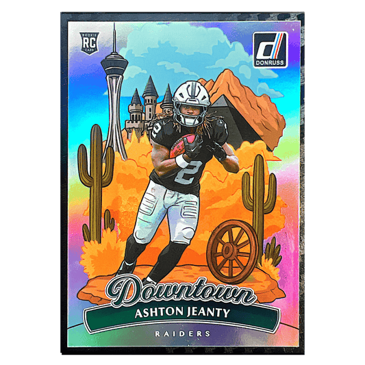 Ashton Jeanty 2025 Panini Donruss Downtown Rookie RC Card #11