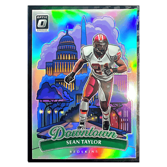 Sean Taylor 2025 Panini Donruss Optic Downtown Card #23