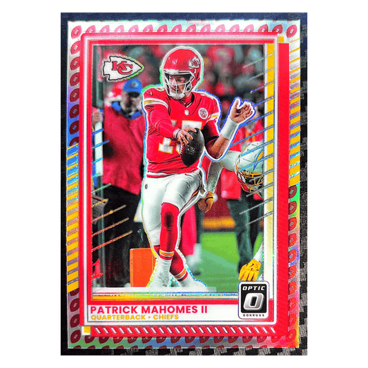 Patrick Mahomes 2025 Panini Donruss Optic Football Emoji #15/ 16 Card #40