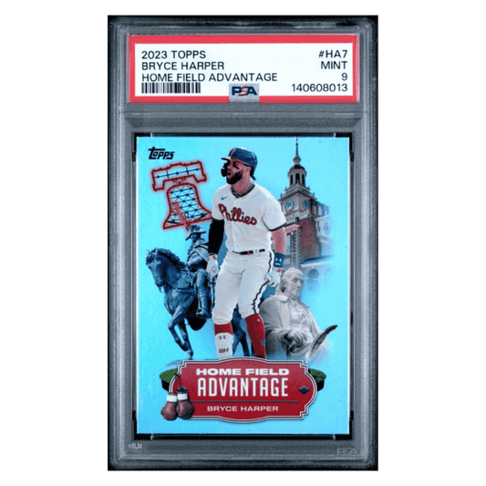 Bryce Harper PSA 9 2023 Topps Home Field Advantage Case Hit Card #HA7